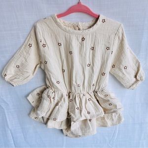 Baby girl romper-dress - 6-12 months - Quincy Mae